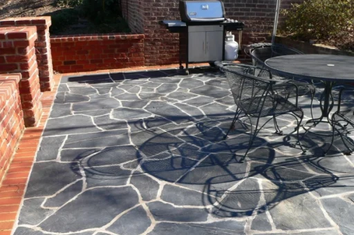 Đá rối slate đen Lai Châu lát nền