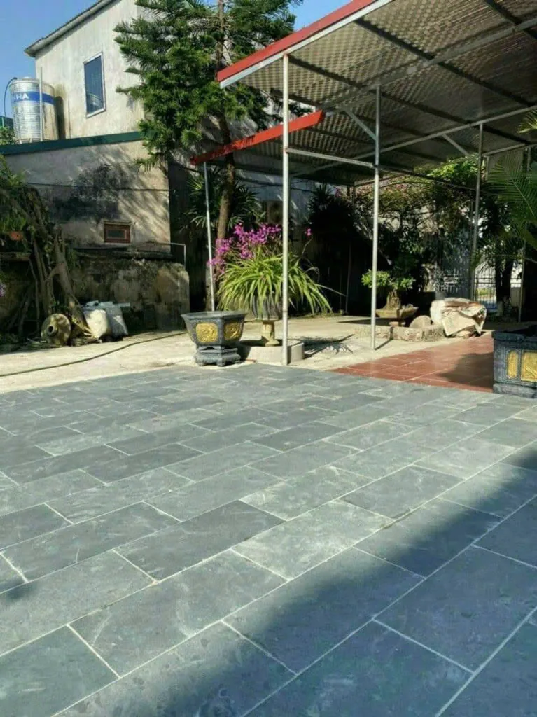 Sân lát đá xanh Thanh Hóa