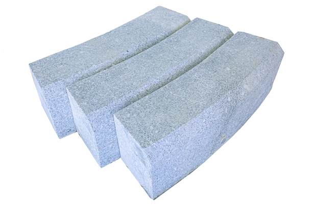 Bó vỉa cong granite trắng